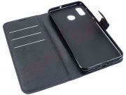 Black book case with internal holder for Samsung Galaxy A30/Galaxy A/Samsung Galaxy A20